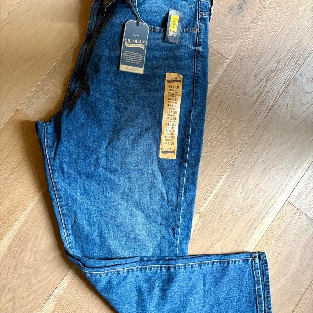 NWT Cremieux Premium Denim Straight Jeans 44x30